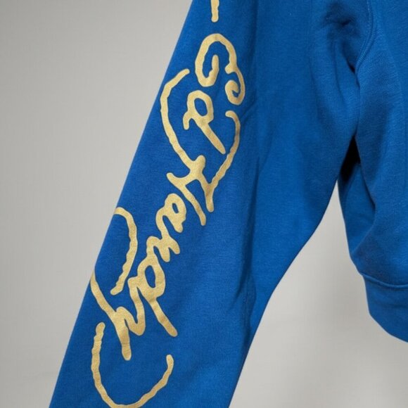 Ed Hardy Tiger Lotus Ed Hardy Zip Front Hoodie - Cobalt Blue Size 1X (NWOT) - Picture 11 of 13